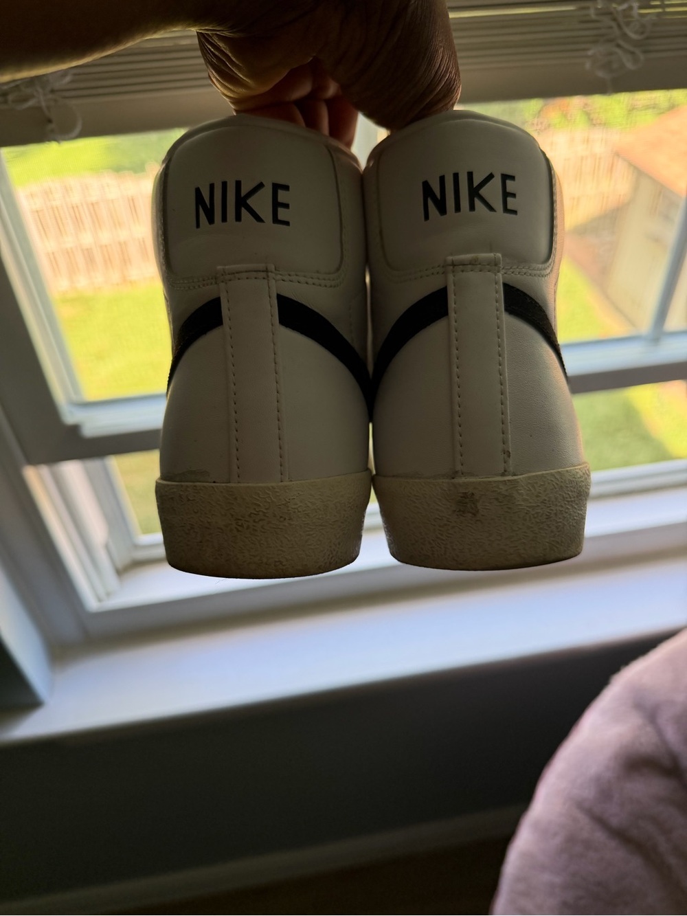 Nike White & Black High-Top Blazers - Picture 3 of 5
